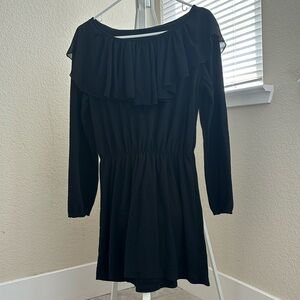 3 for $15!!! Black ruffle long sleeve dress